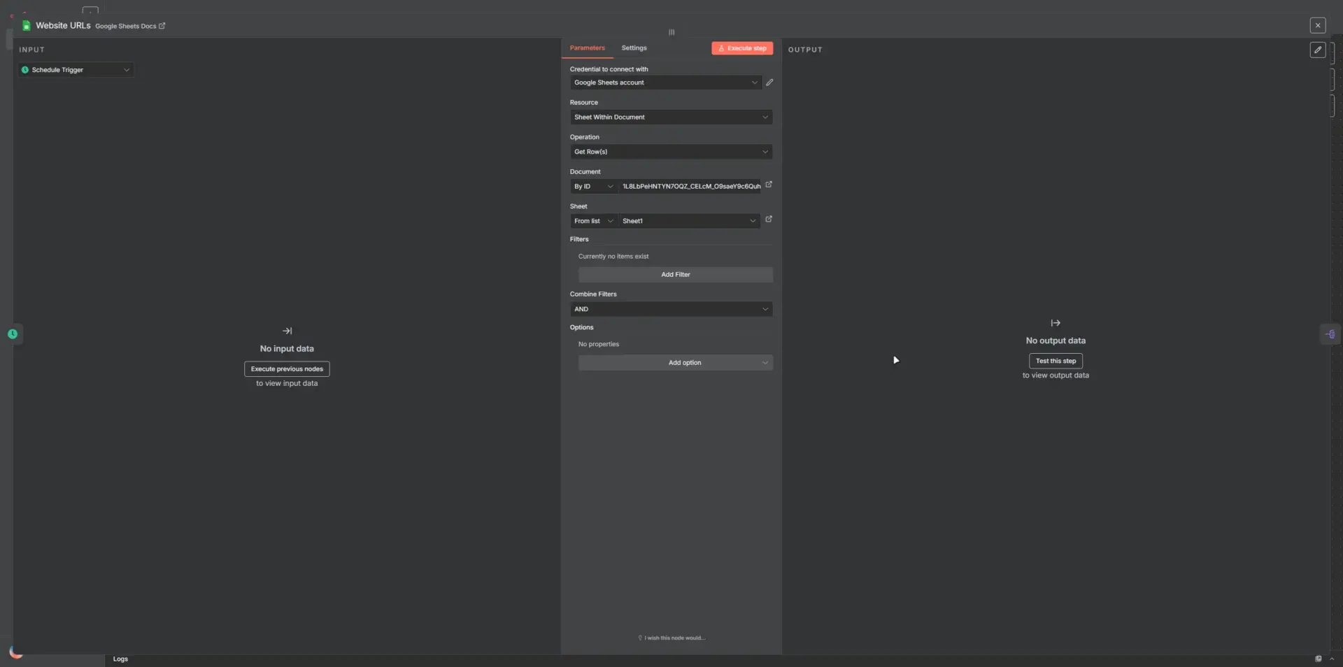 Google sheets oauth2 api